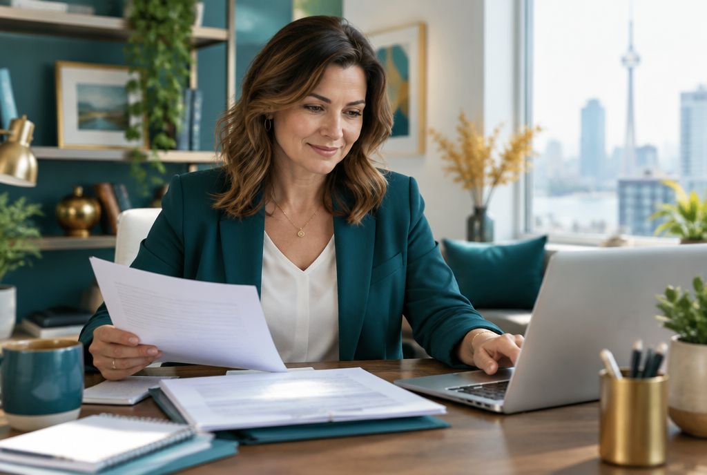 Propriétaire d'entreprise qui vérifie ses factures