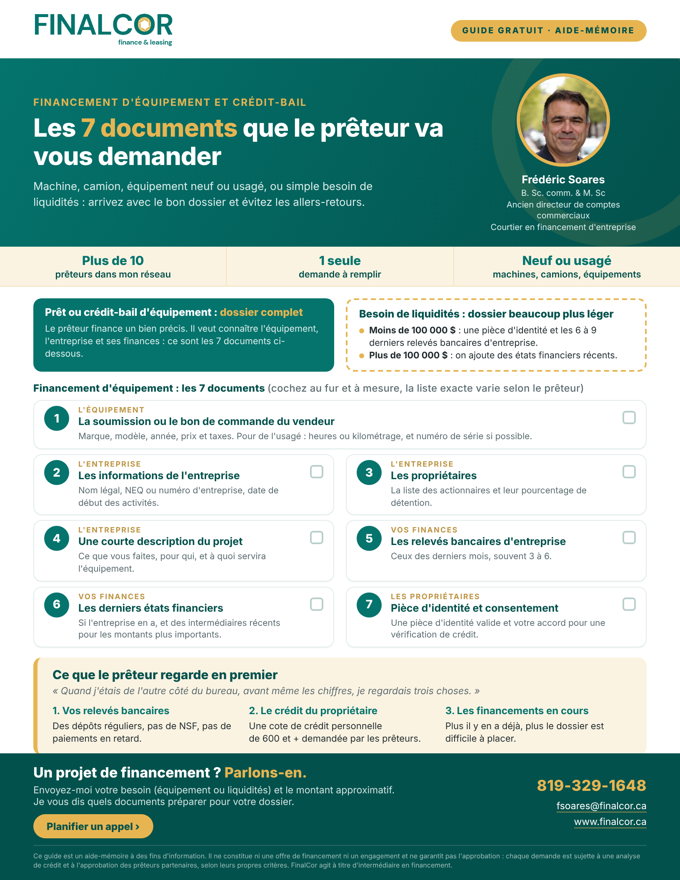 Aperçu du guide des 7 documents